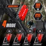 KUNHAK Rechargeable Bike Lights, Ultra Bright Bike Lights for Night Riding, Road Mountain Bike Accessories for Kids Adults - Headlight with Tail Light