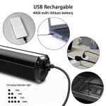 Suruid Super Bright LED Bike Light, USB Rechargeable Bicycle Headlight-5 Modes, Waterproof Bike Headlight, Waterproof Bike Headlight,Daytime Running Light,MTB Off-Road Cycling Commuting 1