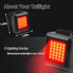 Bike Lights Set [3+3 Modes], Rechargeable Bicycle Light Set Ultra Bright, IPX5 Waterproof Bike Lights for Night Riding, Bike Headlight and Tail Light Reflectors