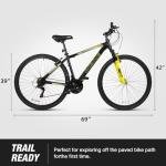 WEIZE 29 Inch Hardtail Mountain Bike with Suspension