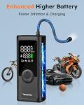 VEEAPE Mini Electric Bike Tire Pump 120PSI