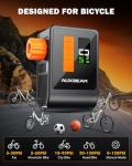 AUXBEAM Portable Electric Bike Pump with Gauge