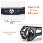 31.8mm Aluminium Riser Handlebars for Mountain Bikes