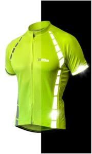 High-Visibility Breathable Cycling Jersey for Night Rides