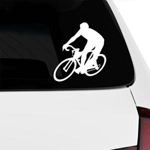 Bike Sports Vinyl Decal Sticker - White
