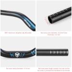 31.8mm Aluminium Riser Handlebars for Mountain Bikes