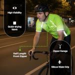 High-Visibility Breathable Cycling Jersey for Night Rides