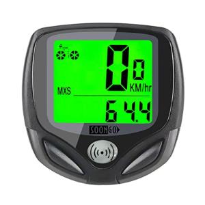 Wireless Waterproof Bike Speedometer with LCD Display