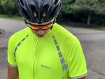 High-Visibility Breathable Cycling Jersey for Night Rides