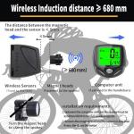 Wireless Waterproof Bike Speedometer with LCD Display