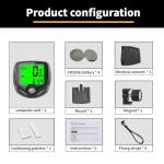 Wireless Waterproof Bike Speedometer with LCD Display