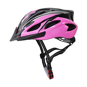 UPANBIKE Adjustable Adult Bike Helmet - Pink/Black