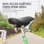 VIRIBUS Adult Tricycle, Single Speed Tricycle for Adults with Front & Rear Detachable Wheeled Baskets, 3 Wheel Bikes for Adults Women Men Seniors 1 Speed, 400 lb. Capacity Three Wheeler, 26 inch Sage