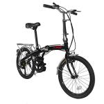 Xspec 20" 7 Speed Folding Compact City Commuter Bike, Black (NOT an Electric Bike)