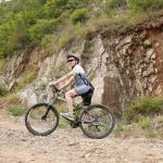 EUROBIKE Folding Bike,26 Inch Folding Full Suspension Mountain Bike,Dual Disc Brake 21 Speed Bicycle for Adults Men or Women (Green Aluminium Rims)