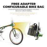 ROCKBROS VDS 20 Inch for Adults, 26lb Lightweight Foldable Bike for Women & Men, Shimano 8-Speed Adult Folding Bicycle with Disc Brakes, Portable Commuter City Bike