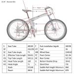 EUROBIKE Folding Bike,26 Inch Folding Full Suspension Mountain Bike,Dual Disc Brake 21 Speed Bicycle for Adults Men or Women (Green Aluminium Rims)