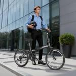 Betterland 20 inch Folding Bike, Foldable Bicycle for Adults with 7 Speed Derailleur, Lightweight Collapsible Bicycle for City Commuting, Fold Up Bike Men Women Teenagers, Black