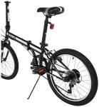 ZiZZO Ferro 20-inch 29 lbs Light Weight Folding Bike (Black)