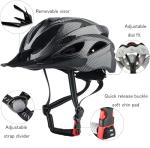 Lightweight Adjustable Bike Helmet with Visor