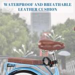 BGGFNZ Foldable Beach Cruiser Bike for Women, 24/26 Inch Folding Bikes for Women, 7 Speed Commute Bike with Basket Adult Womens Bicycles Folding Cruiser Bikes for Adults, City Commuting's Bicycle