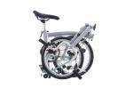 Brompton A Line 3-Speed Folding Bike - Gray/Green