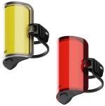 Knog Cobber Reflex Bike Light Twinpack, 320 Lumens Front & 170 Lumens Rear USB Rechargeable LED Bicycle Lights, 330° Wide Beam, 8 Light Modes, IP67 Waterproof