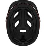 Retrospec Lennon Bike Helmet with LED Safety Light Adjustable Dial & Removable Visor - Adjustable Bicycle Helmet for Adult Men & Women - Matte Melon One Size