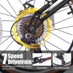 WLLPNG 20" Folding Bike with Dual Disc Brakes