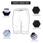 MKHGHB Men Cycling Jersey Set Bike Suit Short Sleeve MTB Cycling Outfits Quick Dry Gel Sponge Padded Cycling bibs, Large