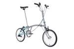 Brompton A Line 3-Speed Folding Bike - Gray/Green