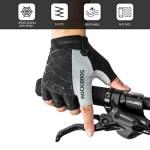 ROCKBROS Cycling Gloves for Men Mountain Bike Gloves Bicycle Gloves SBR Pad Anti-Slip Road Riding Gloves Breathable