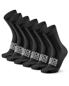 ROCKBROS Cycling Socks for Men Women Breathable Wicking Bike Socks, Compression Fit, Tall Crew, Road to Sky Series