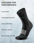 ROCKBROS Cycling Socks for Men Women Breathable Wicking Bike Socks, Compression Fit, Tall Crew, Road to Sky Series