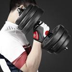 INBIKE 5mm Padded Half Finger Bike Bicycle Cycling Gloves Red Medium