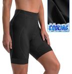 Ewedoos Padded Bike Shorts Women 4D Padding Cycling Shorts with Pocket Road Mountain Ride Womens Biking Bicycle Biker Shorts Black