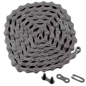 Single Speed Bike Chain，Bicycle Chain 1/2" x1/8" 114 Links,BMX Chain BMX Bike Chain Lowrider Bike Parts Chain Replacement for Road Mountain Bike/BMX/MTB
