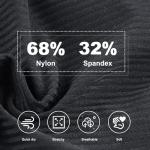 X-TIGER Cycling Underwear Mens Bike Shorts 5D Padded Mountain Biking Riding Shorts with Anti-Slip Leg,Bicycle Liner Shorts BlackGrey