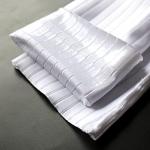 PRIOKNIKO Men's Cycling Socks - Compression Anti-Slip Silicone White Line Design, Perfect for Sports Running & Cycling, One Size 6-12