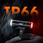 Semaho 2in 1 Rechargeable Helmet Light with Bracket Mount Night Bike Light Riding Safety 5 Warning Light Modes IP66 Waterproof Bicycle Light, 360° Rotatable Front Rear Lights, Mountain Bike Headlight