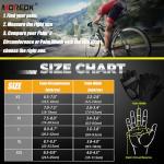 MOREOK Cycling Gloves Bike Gloves for Men/Women-[5MM Gel Pad] Half Finger Bicycle Biking Gloves for Cycling/Weight Lifting/Gym/Motorcycle/Rowing/Outdoor Sports-050-BLACK-XL