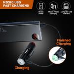 Semaho 2in 1 Rechargeable Helmet Light with Bracket Mount Night Bike Light Riding Safety 5 Warning Light Modes IP66 Waterproof Bicycle Light, 360° Rotatable Front Rear Lights, Mountain Bike Headlight