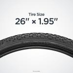 Schwinn Replacement Bike Tire, 26" x 1.95" Mountain Bike Tire, High Traction Tread, Steel Bead Construction, Fits Internal Rim Widths 19mm-29mm, PSI Range 40 to 65