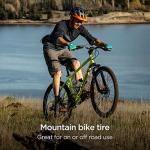 Schwinn Replacement Bike Tire, 26" x 1.95" Mountain Bike Tire, High Traction Tread, Steel Bead Construction, Fits Internal Rim Widths 19mm-29mm, PSI Range 40 to 65