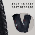 DUROMONDO 1 Pack 26x1.95 Mountain Bike Tires Set - 30TPI Puncture-Resistant MTB Tires with Inner Tube, 2 Tire Levers, High Grip Knobby Design for On, Off-Road Use, Daily Commuting(26x1.95inch)