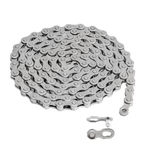 Hycline Bike Chain 6/7/8-Speed,Bicycle Chain 1/2x3/32 Inch,Special Steel for Road Mountain Racing Cycling (116 Links)-Silver