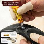 60Pics Bike Tire Repair Kit,Bicycle Inner Tube Patch Kit with Patches and Tire Levers ,Tubeless Tire Repair Rubber Nail with Box and Screwdriver,Convenient Kit for Mountain or Road Bike, Motorcycle