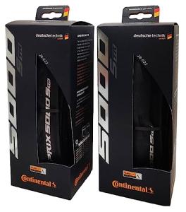 Continental Grand Prix 5000 S TR - Tubeless Road Bike Tire | Fast, Light, Durable - BlackChili, Vectran Breaker, LazerGrip, Active Comfort Technology, 2 Pack (Black) (700x28)