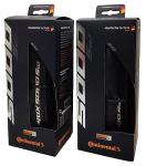 Continental Grand Prix 5000 S TR - Tubeless Road Bike Tire | Fast, Light, Durable - BlackChili, Vectran Breaker, LazerGrip, Active Comfort Technology, 2 Pack (Black) (700x28)