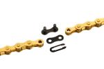Bike Chain Single-Speed, Bicycle Chain 1 Speed, 1/2 × 1/8 inch,Golden (116L)